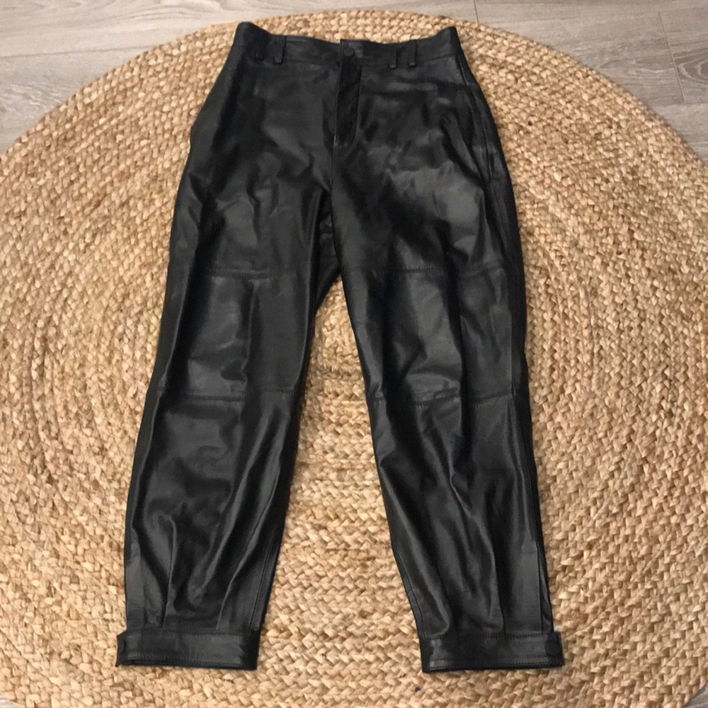 Zara Faux Leather Pants